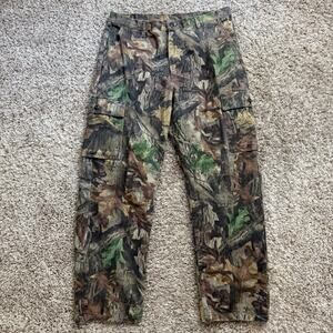 Vintage Wrangler Advantage Timber Camo Cargo Pants Green Size 38x32 (True 36x30)
